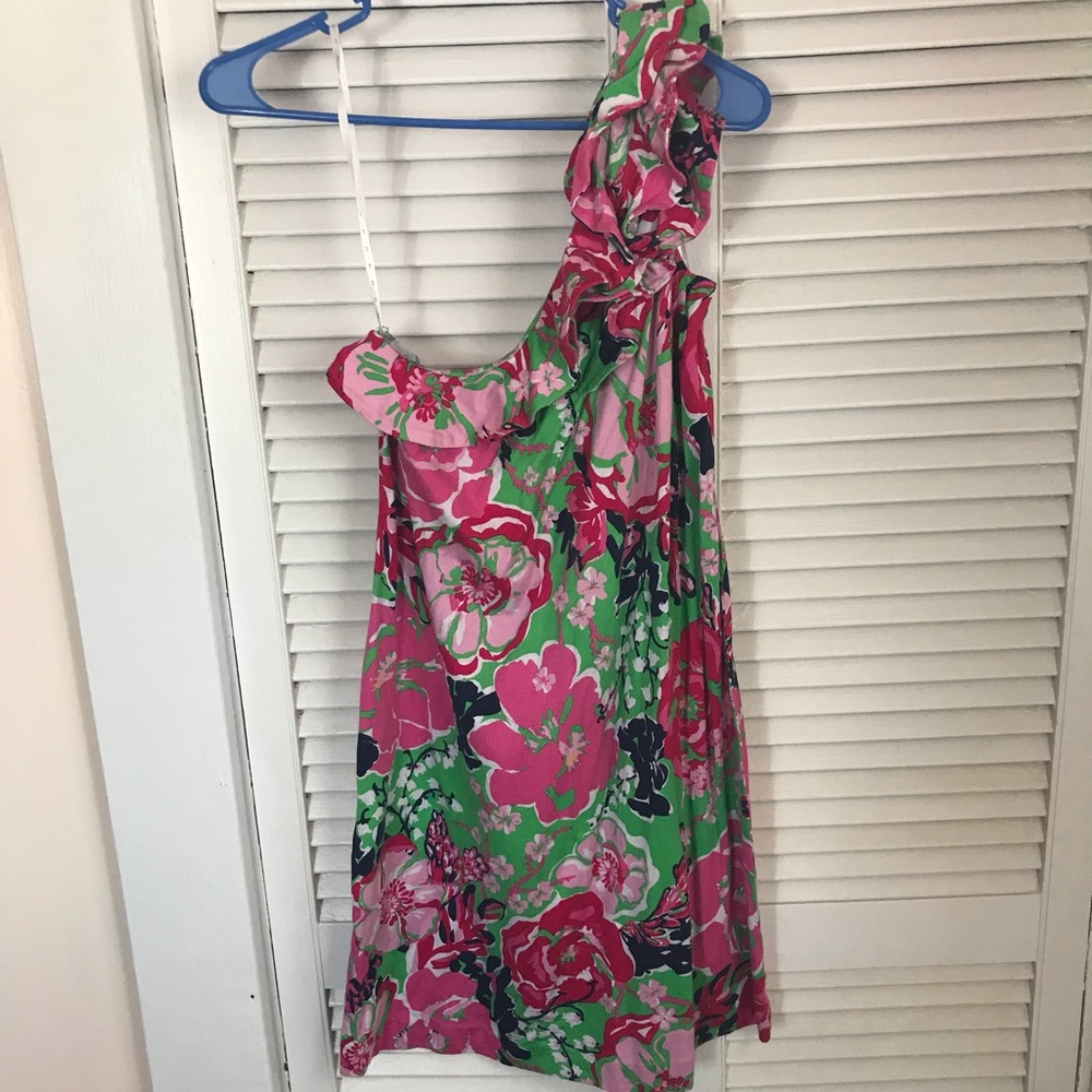 Lilly Pulitzer One Shoulder Dress